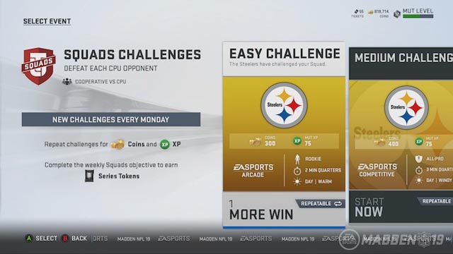 MUT Squad Challenges MUT Squad Challenges